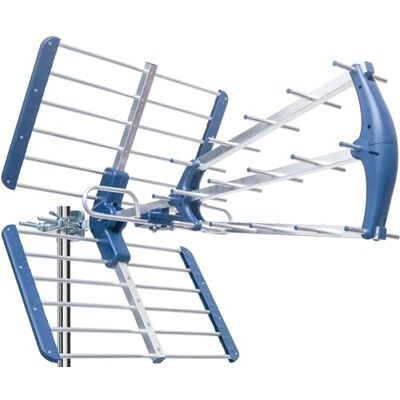 Edision TALOS 13db Antenne Trinappe extérieure UHF 21-48 Terrestre, Filtre 5G LTE intégré, Réception TNT, Permet de recevoir Les signaux DVB-T/T2, Fréquences 470-694Mhz, Longueur 78cm, LTE700, Bleu Edision TALOS 13db Antenne Trinappe extérieure UHF 21-48 Terrestre, Filtre 5G LTE intégré, Réception TNT, Permet de recevoir Les signaux DVB-T/T2, Fréquences 470-694Mhz, Longueur 78cm, LTE700, Bleu