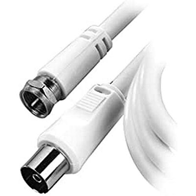 Vivanco Câble de raccordement pour récepteur satellite, fiche F, raccord coaxial, 3 m Vivanco Câble de raccordement pour récepteur satellite, fiche F, raccord coaxial, 3 m