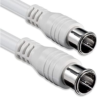 1aTTack.de Câble de raccordement satellite F-Quick 5 m 2 fiches F blindées (Quick) > Fiche F (Quick) (Quick) (entièrement blindé) SAT Blanc 85 dB 1aTTack.de Câble de raccordement satellite F-Quick 5 m 2 fiches F blindées (Quick) > Fiche F (Quick) (Quick) (entièrement blindé) SAT Blanc 85 dB