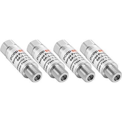 POPPSTAR 4X Parafoudre coaxial pour antenne Satellite (Protection Adaptateur F fiche/Prise)/ Parasurtensseur pour câbles coaxiaux et systèmes Satellites (antennes, Coax, TV câblée, DVB-S, DVB-T, LNB) POPPSTAR 4X Parafoudre coaxial pour antenne Satellite (Protection Adaptateur F fiche/Prise)/ Parasurtensseur pour câbles coaxiaux et systèmes Satellites (antennes, Coax, TV câblée, DVB-S, DVB-T, LNB)