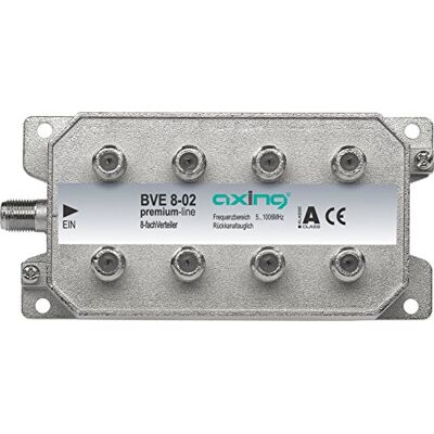 Axing BVE 8-02 splitter distributeur repartiteur 8 voies sorties pour FM CATV télévision numérique par câble (5-1000 MHz) Axing BVE 8-02 splitter distributeur repartiteur 8 voies sorties pour FM CATV télévision numérique par câble (5-1000 MHz)