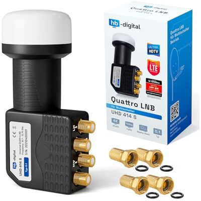 HB-DIGITAL LNB LNC Full HD TV 3D + Contacts or + kit de protection (extensible) en HB DIGITAL. Kit avec prise F dorée offerte HB-DIGITAL LNB LNC Full HD TV 3D + Contacts or + kit de protection (extensible) en HB DIGITAL. Kit avec prise F dorée offerte