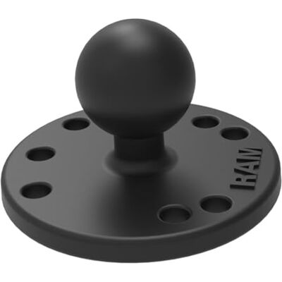 RAM MOUNTS GPS Plaque Ronde avec Boule RAM-B-202U avec Boule Taille B 2,5 cm RAM MOUNTS GPS Plaque Ronde avec Boule RAM-B-202U avec Boule Taille B 2,5 cm