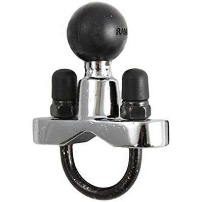 RAM MOUNTS RAM-MOUNT RAM-B-231CHU Fixation pour guidon chromé avec joint sphérique de 2,5 cm RAM MOUNTS RAM-MOUNT RAM-B-231CHU Fixation pour guidon chromé avec joint sphérique de 2,5 cm