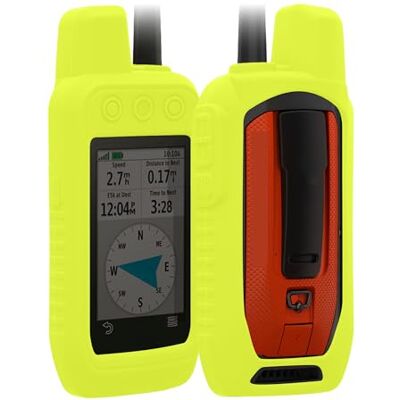 kwmobile Étui Compatible avec Garmin Alpha 300 / Alpha 200 Housse de Protection en Silicone pour Navigateur GPS Pédestre jaune fluo kwmobile Étui Compatible avec Garmin Alpha 300 / Alpha 200 Housse de Protection en Silicone pour Navigateur GPS Pédestre jaune fluo