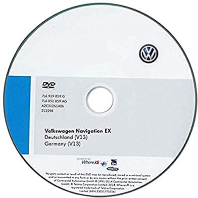 Volkswagen 1K0051884FD CD-ROM pour système de navigation Allemagne EX (V13) Volkswagen 1K0051884FD CD-ROM pour système de navigation Allemagne EX (V13)