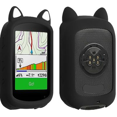 kwmobile Housse GPS vélo Accessoire compatible avec Garmin Edge 840 / Edge 540 Étui en silicone souple pour GPS vélo kwmobile Housse GPS vélo Accessoire compatible avec Garmin Edge 840 / Edge 540 Étui en silicone souple pour GPS vélo