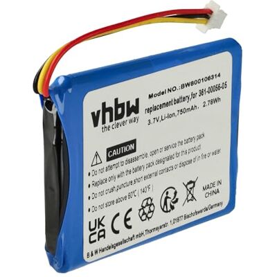 vhbw Batterie compatible avec Garmin Nuvi/Nüvi 66LM, 56LMT, 68LMT GPS Navigation Navi (750mAh, 3.7V, Li-Ion) vhbw Batterie compatible avec Garmin Nuvi/Nüvi 66LM, 56LMT, 68LMT GPS Navigation Navi (750mAh, 3.7V, Li-Ion)