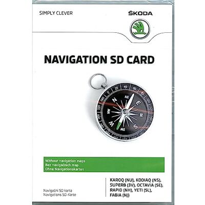 Skoda 5L0051236C Carte mémoire SD 16 Go uniquement pour système de navigation MIB1 Amundsen Sans cartes de navigation Skoda 5L0051236C Carte mémoire SD 16 Go uniquement pour système de navigation MIB1 Amundsen Sans cartes de navigation