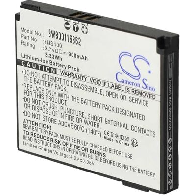 vhbw Batterie Compatible avec Becker HJS100, HJS-100, Map Pilot Appareil GPS de Navigation (900mAh, 3,7V, Li-ION) vhbw Batterie Compatible avec Becker HJS100, HJS-100, Map Pilot Appareil GPS de Navigation (900mAh, 3,7V, Li-ION)
