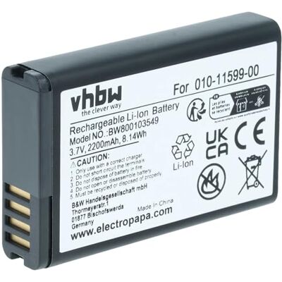 vhbw Batterie compatible avec Garmin Alpha 100 Handheld Navigation GPS (2200 mAh, 3,7 V, Li-Ion) vhbw Batterie compatible avec Garmin Alpha 100 Handheld Navigation GPS (2200 mAh, 3,7 V, Li-Ion)