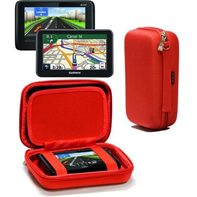 Navitech étui Coque de Protection Rigide pour Garmin Nuvi 2460 lt & 2460 LMT (Rouge) Navitech étui Coque de Protection Rigide pour Garmin Nuvi 2460 lt & 2460 LMT (Rouge)