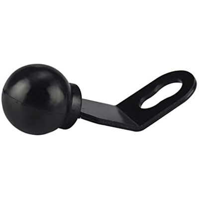 Nucelit Adaptateur de guidon coudé pour moto, support pour téléphone portable, appareil photo, smartphone, adaptateur de tête sphérique Nucelit Adaptateur de guidon coudé pour moto, support pour téléphone portable, appareil photo, smartphone, adaptateur de tête sphérique