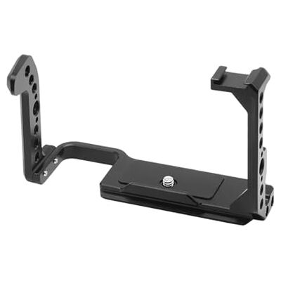 Alksubbm Cage de caméra ergonomique en silicone pour FX30 FX3 Protection de câble Système de fixation à dégagement rapide Plateaux de caméra professionnels avec broche de localisation Alksubbm Cage de caméra ergonomique en silicone pour FX30 FX3 Protection de câble Système de fixation à dégagement rapide Plateaux de caméra professionnels avec broche de localisation