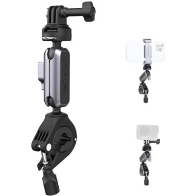 PGYTECH CapLock Support pour Guidon de Moto pour DJI OSMO 360/Action 5 Pro/4/3/Pocket 3, pour Gopro Hero 13/12/11, Action Caméra pour Insta360 Ace Pro 2/X5/X4/ONE RS avec Adaptateur Filetage 1/4"-20 PGYTECH CapLock Support pour Guidon de Moto pour DJI OSMO 360/Action 5 Pro/4/3/Pocket 3, pour Gopro Hero 13/12/11, Action Caméra pour Insta360 Ace Pro 2/X5/X4/ONE RS avec Adaptateur Filetage 1/4"-20