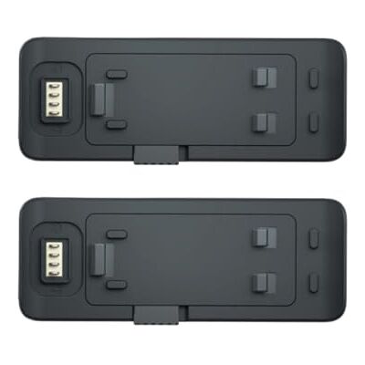 Trade-Shop Lot de 2 batteries Li-ion 1350 mAh 3,85 V de rechange compatibles avec Insta 360 One R IS360RB / caméra d'action Trade-Shop Lot de 2 batteries Li-ion 1350 mAh 3,85 V de rechange compatibles avec Insta 360 One R IS360RB / caméra d'action