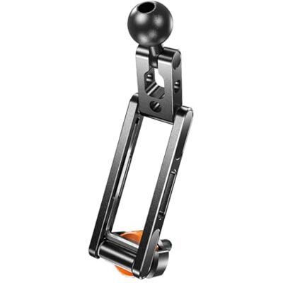Alksubbm Support d'adaptateur de tête sphérique en alliage d'aluminium de 1/4 à 17 mm, flexible à 180 degrés pour caméras d'action et trépieds Alksubbm Support d'adaptateur de tête sphérique en alliage d'aluminium de 1/4 à 17 mm, flexible à 180 degrés pour caméras d'action et trépieds