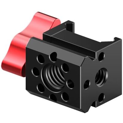 Alksubbm Adaptateur de serrage réglable en alliage d'aluminium pour stabilisateurs RS3/4/5 avec rotation à 360 ° et dégagement rapide pour cage d'appareil photo Alksubbm Adaptateur de serrage réglable en alliage d'aluminium pour stabilisateurs RS3/4/5 avec rotation à 360 ° et dégagement rapide pour cage d'appareil photo