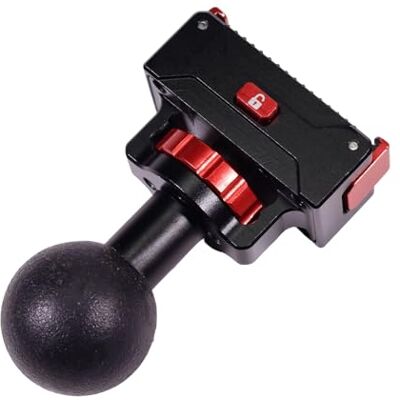 Beimus Adaptateur de montage rechargeable en alliage d'aluminium pour siège de charge de type multiple pour caméra de sport et Vlog Base d'extension Beimus Adaptateur de montage rechargeable en alliage d'aluminium pour siège de charge de type multiple pour caméra de sport et Vlog Base d'extension