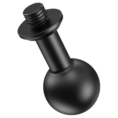 APGLSXY Adaptateur de connecteur de liaison flexible à rotule de 17 mm avec filetage 1/4 pour appareil photo numérique et appareil mobile en aluminium APGLSXY Adaptateur de connecteur de liaison flexible à rotule de 17 mm avec filetage 1/4 pour appareil photo numérique et appareil mobile en aluminium