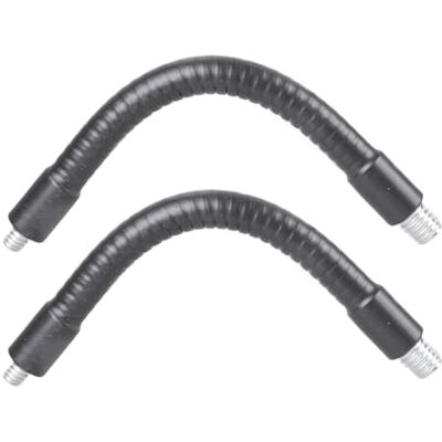 Whoasyst Tube flexible col de cygne flexible 1/4" vers 3/8" mâle filetage adaptateur pour appareil photo, trépied, support de microphones, filetage de montage Whoasyst Tube flexible col de cygne flexible 1/4" vers 3/8" mâle filetage adaptateur pour appareil photo, trépied, support de microphones, filetage de montage