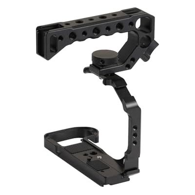 Uqezagpa Cage de protection en métal pour Z5II Plusieurs trous filetés et rails Montage d'accessoires Uqezagpa Cage de protection en métal pour Z5II Plusieurs trous filetés et rails Montage d'accessoires