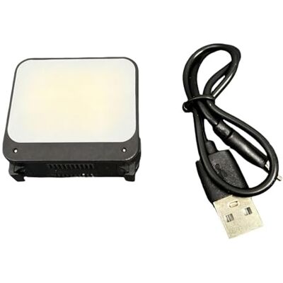 Whoasyst Lampe de remplissage rechargeable pour appareil photo avec support 3 réglages de température Luminosité réglable pour Selfier Action 5Pro/4/3 Whoasyst Lampe de remplissage rechargeable pour appareil photo avec support 3 réglages de température Luminosité réglable pour Selfier Action 5Pro/4/3