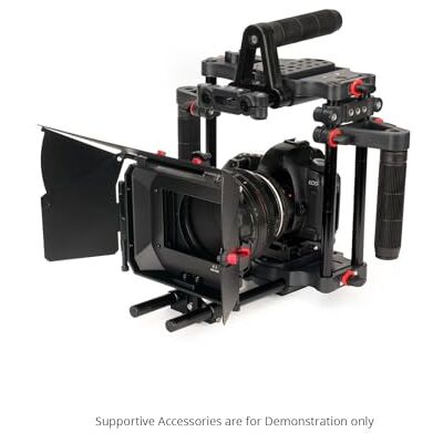 FILMCITY FC-CTH-01 Cage Power et kit matte box MB-600 pour DSLR FILMCITY FC-CTH-01 Cage Power et kit matte box MB-600 pour DSLR