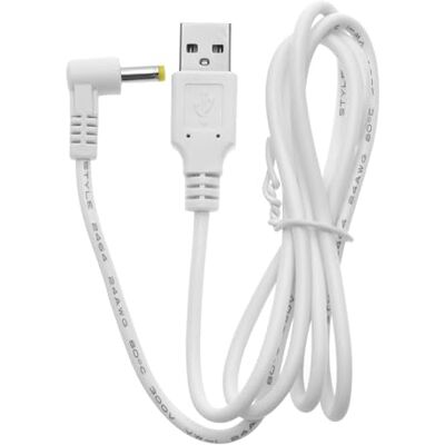 YINETTECH Câble de charge USB rond de 4 mm compatible avec caméscope Panasonic HC-V/HC-VX/HC-W/HC-WX K2GHYYS00002 Blanc YINETTECH Câble de charge USB rond de 4 mm compatible avec caméscope Panasonic HC-V/HC-VX/HC-W/HC-WX K2GHYYS00002 Blanc
