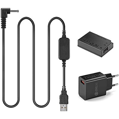 Raeisusp Câble USB PS700 ACK-700 + chargeur USB 5 V 3 A + batterie DR-E17 Coupleur DC pour Canon M6 Mark II EOS-M6 EOS-M5 EOS-M3 Raeisusp Câble USB PS700 ACK-700 + chargeur USB 5 V 3 A + batterie DR-E17 Coupleur DC pour Canon M6 Mark II EOS-M6 EOS-M5 EOS-M3