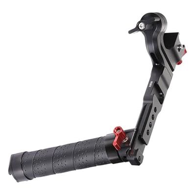 Uqezagpa Poignée pliable en alliage d'aluminium à fixation rapide pour stabilisateur d'appareil photo améliore le contrôle de plusieurs interfaces de montage Accessoire stabilisateur d'appareil photo Uqezagpa Poignée pliable en alliage d'aluminium à fixation rapide pour stabilisateur d'appareil photo améliore le contrôle de plusieurs interfaces de montage Accessoire stabilisateur d'appareil photo