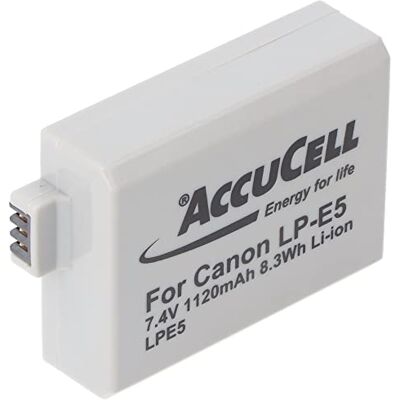 AccuCell Batterie compatible avec la batterie Canon EOS-450D AccuCell Batterie compatible avec la batterie Canon EOS-450D