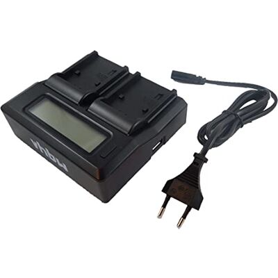 vhbw Chargeur de Batterie Double Compatible avec Leica V-Lux 4, Typ 114 caméra, DSLR, Action-cam vhbw Chargeur de Batterie Double Compatible avec Leica V-Lux 4, Typ 114 caméra, DSLR, Action-cam