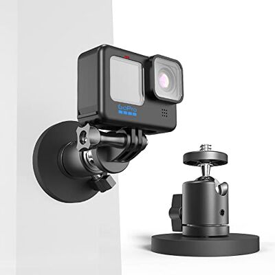 SUREWO Support de caméra d'action magnétique pour Go Pro, trépied rotatif à 360° compatible avec GoPro Hero 13 12 11 10 9 8 7 6 5 Noir, DJI Osmo Action 5 Pro/4/3, Crosstour/Campark/AkASO et plus SUREWO Support de caméra d'action magnétique pour Go Pro, trépied rotatif à 360° compatible avec GoPro Hero 13 12 11 10 9 8 7 6 5 Noir, DJI Osmo Action 5 Pro/4/3, Crosstour/Campark/AkASO et plus