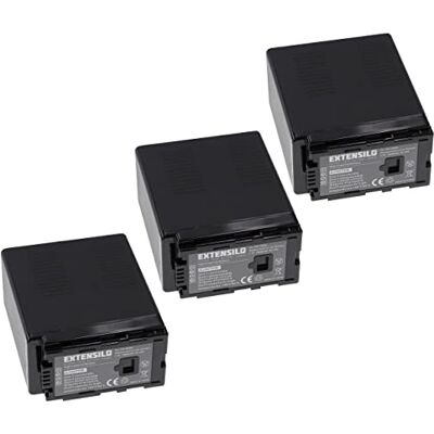 EXTENSILO 3X Batteries Compatible avec Panasonic HDC-HS9, HDC-HS700, HDC-HS700K Appareil Photo, Reflex numérique (7800mAh, 7,2V, Li-ION) EXTENSILO 3X Batteries Compatible avec Panasonic HDC-HS9, HDC-HS700, HDC-HS700K Appareil Photo, Reflex numérique (7800mAh, 7,2V, Li-ION)