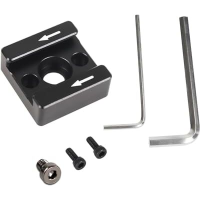 Alksubbm Adaptateur de fixation à chaussure avec lumière LED clignotante pour microphone et moniteur Filetage 6,35 mm pour cage d'appareil photo reflex numérique Cage en aluminium Alksubbm Adaptateur de fixation à chaussure avec lumière LED clignotante pour microphone et moniteur Filetage 6,35 mm pour cage d'appareil photo reflex numérique Cage en aluminium