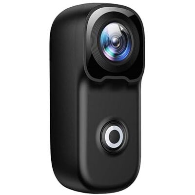 Introti Caméra d'action 4 K au format du pouce étanche rechargeable Pov caméscope magnétique et clip pour cyclisme, course à pied, cyclisme, randonnée, natation (noir) Introti Caméra d'action 4 K au format du pouce étanche rechargeable Pov caméscope magnétique et clip pour cyclisme, course à pied, cyclisme, randonnée, natation (noir)