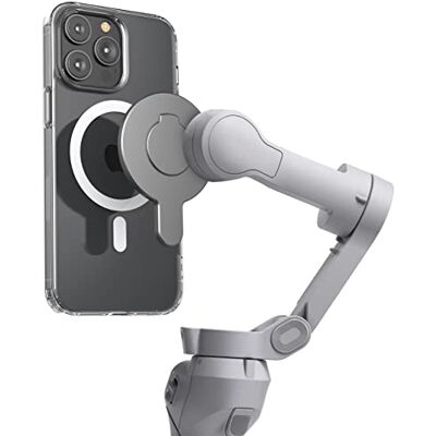 ENCASED Adaptateur magnétique pour stabilisateur de cardan DJI OM Smartphone – Compatible avec MagSafe (DJI OM 4/4 SE/5/6) ENCASED Adaptateur magnétique pour stabilisateur de cardan DJI OM Smartphone – Compatible avec MagSafe (DJI OM 4/4 SE/5/6)