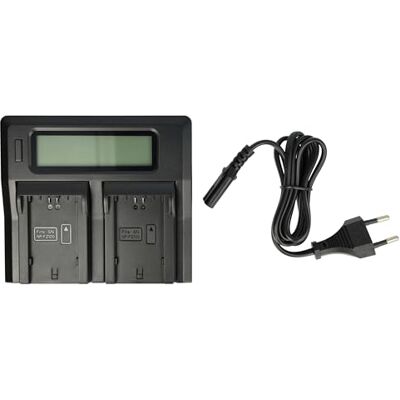 vhbw Chargeur double pour batteries Sony Alpha 7R IV, A6600, 9 II, A6700, 9, A7C R, 8S III - Support de chargement avec écran vhbw Chargeur double pour batteries Sony Alpha 7R IV, A6600, 9 II, A6700, 9, A7C R, 8S III - Support de chargement avec écran