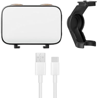 Uqezagpa Lampe vidéo LED pour caméra d'action Pocket 3 Portable Type C Rechargeable Auxiliaire LED Remplissage Lumière Luminosité Réglable Luminosité Réglable Photographie Lumière Uqezagpa Lampe vidéo LED pour caméra d'action Pocket 3 Portable Type C Rechargeable Auxiliaire LED Remplissage Lumière Luminosité Réglable Luminosité Réglable Photographie Lumière