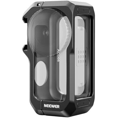 NEEWER Cage pour appareil photo compatible avec la caméra d'action DJI Osmo Nano et accessoires de photographie combinés, stabilisateur vidéo en métal léger à libération rapide avec griffe froide et NEEWER Cage pour appareil photo compatible avec la caméra d'action DJI Osmo Nano et accessoires de photographie combinés, stabilisateur vidéo en métal léger à libération rapide avec griffe froide et