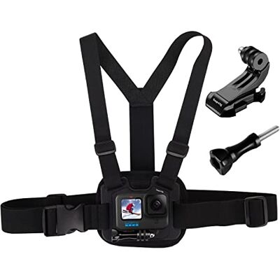 Suptig Support de poitrine réglable, matériau respirant pour GoPro Hero 12 Hero 11 Hero 10 Hero 9 Hero 8 Hero 7 Hero 5 Hero 4 Hero 3, AKASO, DJI Osmo et autres caméras d'action (Noir) Suptig Support de poitrine réglable, matériau respirant pour GoPro Hero 12 Hero 11 Hero 10 Hero 9 Hero 8 Hero 7 Hero 5 Hero 4 Hero 3, AKASO, DJI Osmo et autres caméras d'action (Noir)