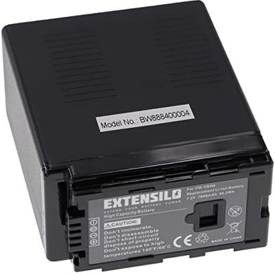 EXTENSILO 1x Batteriecompatible avec Panasonic AG-AC130AP, AG-AC160, AG-AC160A Appareil Photo, Reflex numérique (7800mAh, 7,2V, Li-ION) EXTENSILO 1x Batteriecompatible avec Panasonic AG-AC130AP, AG-AC160, AG-AC160A Appareil Photo, Reflex numérique (7800mAh, 7,2V, Li-ION)