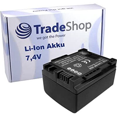 Trade-Shop Batterie Li-ion haute performance pour appareil photo Canon Legria FS46 FS36 FS100 FS200 FS406 HF M32 HF M307 HF M406 HG10 FS-46 FS-36 FS-100 FS-200 FS-406 HG-10 Trade-Shop Batterie Li-ion haute performance pour appareil photo Canon Legria FS46 FS36 FS100 FS200 FS406 HF M32 HF M307 HF M406 HG10 FS-46 FS-36 FS-100 FS-200 FS-406 HG-10