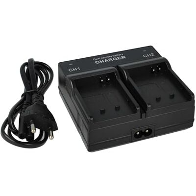 vhbw Double chargeur compatible avec Canon Digital Ixus 100 is, 110 is, 115 HS, 117 HS, 120 is, 130, 220HS Caméscope Action Cam Batterie Station de charge vhbw Double chargeur compatible avec Canon Digital Ixus 100 is, 110 is, 115 HS, 117 HS, 120 is, 130, 220HS Caméscope Action Cam Batterie Station de charge