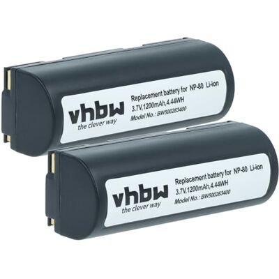 vhbw 2X Batteries Compatible avec Ricoh i5000, RDC-6000, RDC-7, RDC-7S Appareil Photo Reflex (1800mAh, 3,7V, Li-ION) vhbw 2X Batteries Compatible avec Ricoh i5000, RDC-6000, RDC-7, RDC-7S Appareil Photo Reflex (1800mAh, 3,7V, Li-ION)