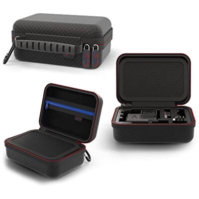Digicharge Étui de Transport pour Gopro Lit Hero Hero13 13 Max 2 Hero12 12 /DJI Osmo Action 5 4 Pro / Insta360 One/11 Mini 10 9 8 7 6 Akaso Apeman Apexcam Victure Kitvision Taille S (17x13x7cm) Digicharge Étui de Transport pour Gopro Lit Hero Hero13 13 Max 2 Hero12 12 /DJI Osmo Action 5 4 Pro / Insta360 One/11 Mini 10 9 8 7 6 Akaso Apeman Apexcam Victure Kitvision Taille S (17x13x7cm)