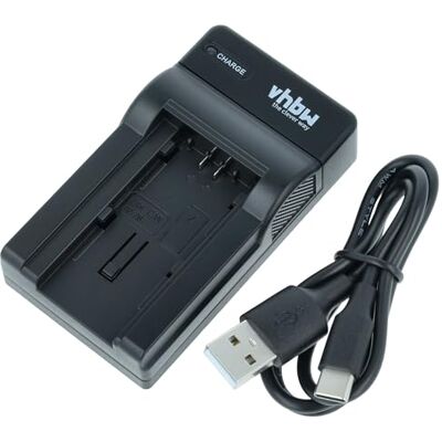 vhbw Chargeur USB de Batterie Compatible avec Canon Legria HF R48, HF R46, HF R406 Batterie Appareil Photo Digital, DSLR, Action cam vhbw Chargeur USB de Batterie Compatible avec Canon Legria HF R48, HF R46, HF R406 Batterie Appareil Photo Digital, DSLR, Action cam
