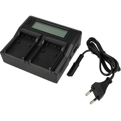 vhbw Chargeur de Batterie Double Compatible avec Sony DCR-DVD205, DCR-DVD205E, DCR-DVD306, DCR-DVD306E, DCR-DVD310 caméra, DSLR, Action-cam vhbw Chargeur de Batterie Double Compatible avec Sony DCR-DVD205, DCR-DVD205E, DCR-DVD306, DCR-DVD306E, DCR-DVD310 caméra, DSLR, Action-cam