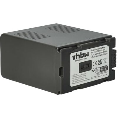 vhbw Batterie pour caméras Panasonic NV-DS - 5400mAh, Li-Ion vhbw Batterie pour caméras Panasonic NV-DS - 5400mAh, Li-Ion